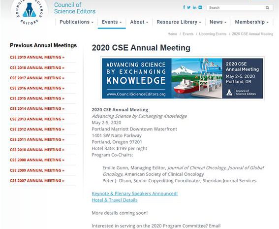  2020 CSE Annual Meeting